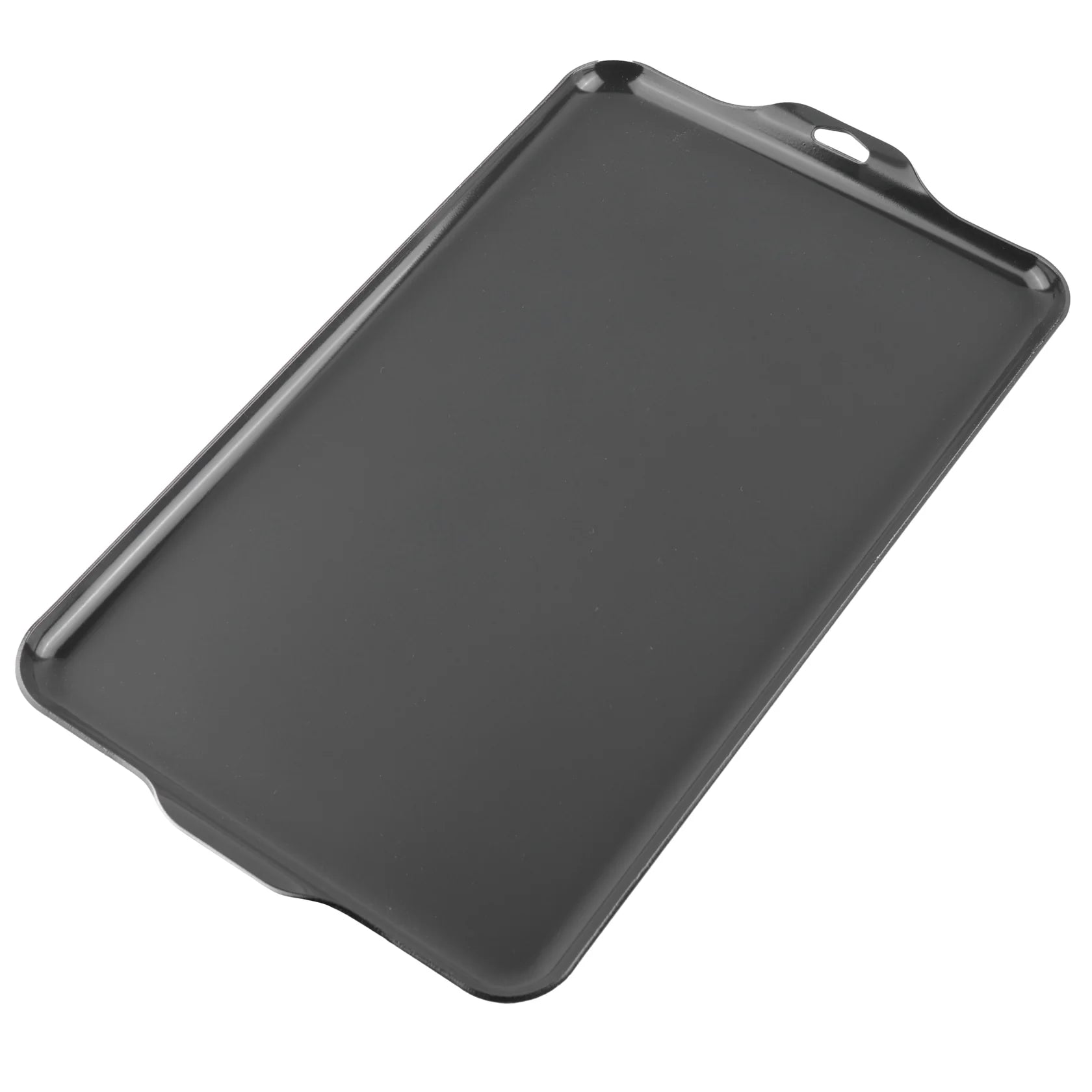 Outdoor camp stove griddle plate with durable ceramic coating, ideal for breakfast cooking and searing meats and vegetables