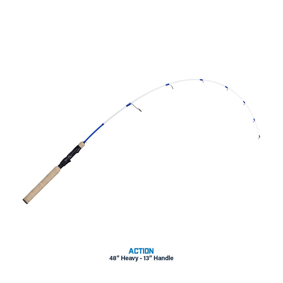 Clam Technique Specific graphite ice fishing rod