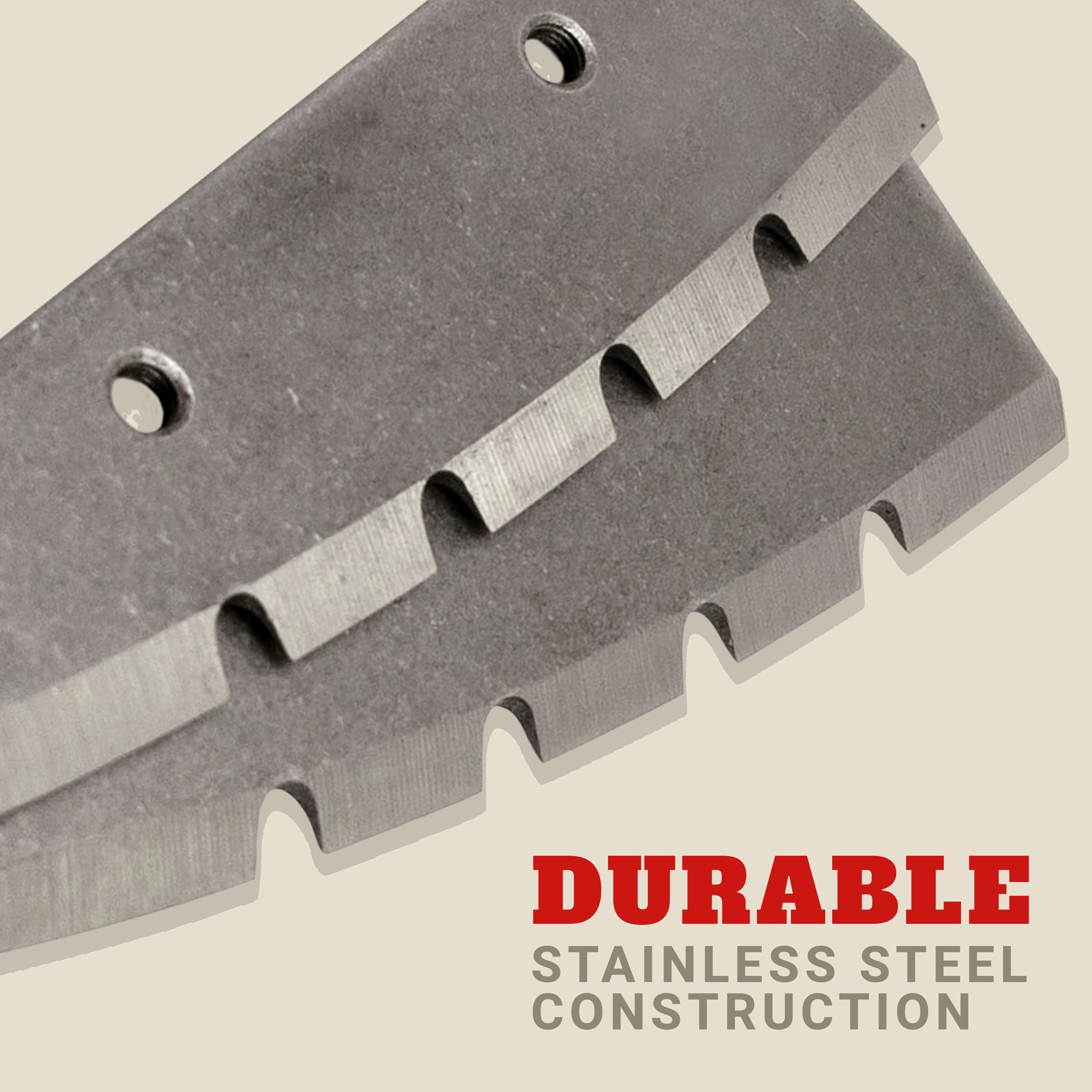 8-inch Power Blades compatible with Stingray S33 for efficient ice cutting