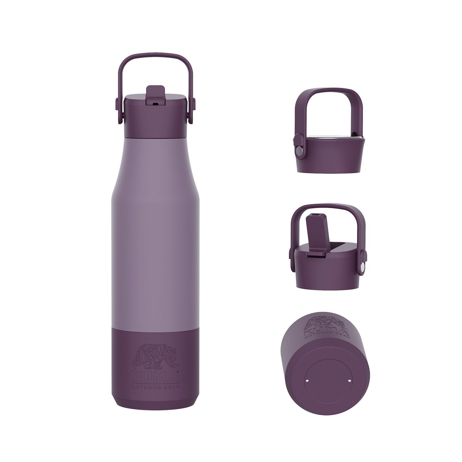 KUMA Drifter water bottle with secure screw-top lid