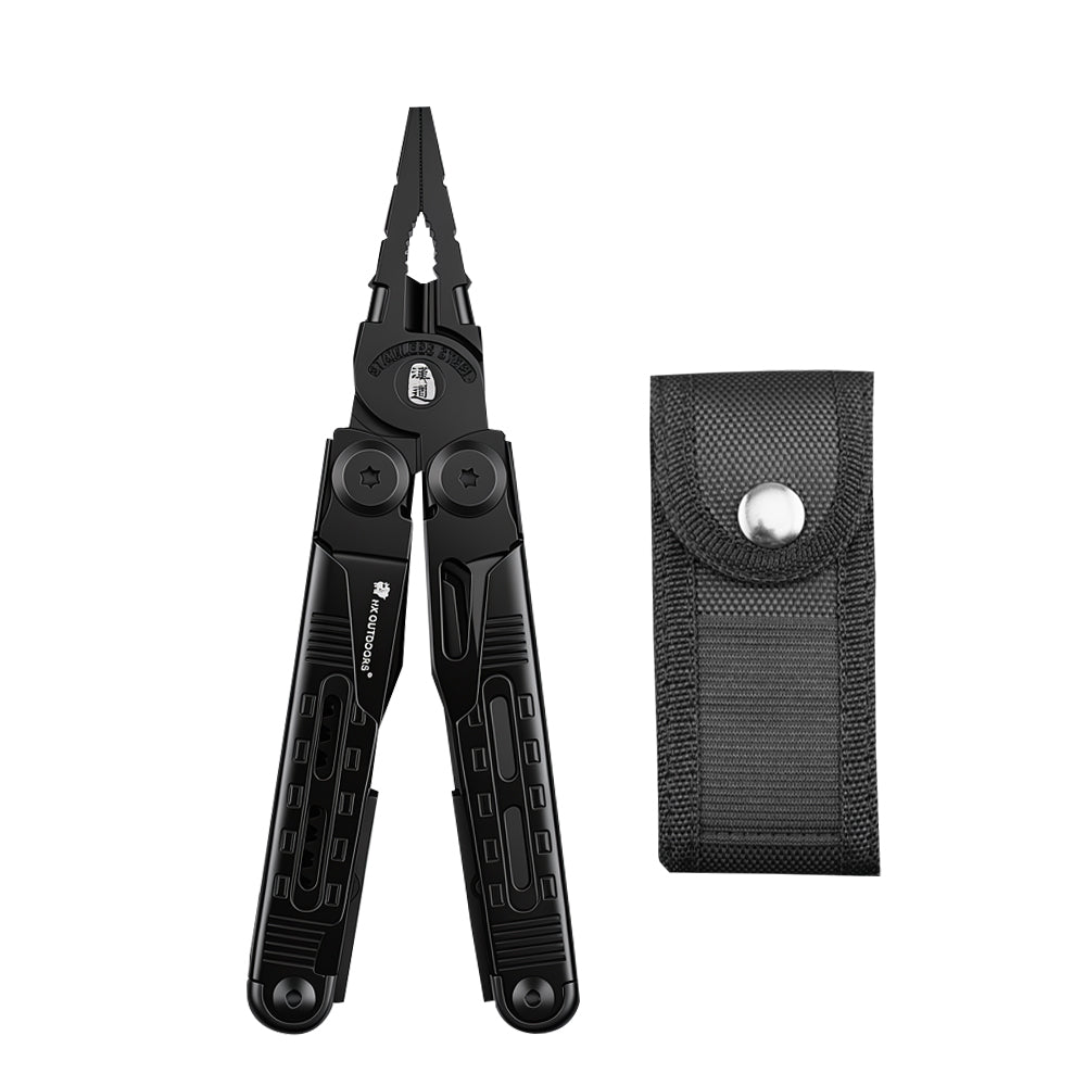 HX Outdoors GQ-20B multi-tool pliers with integrated gripping jaws