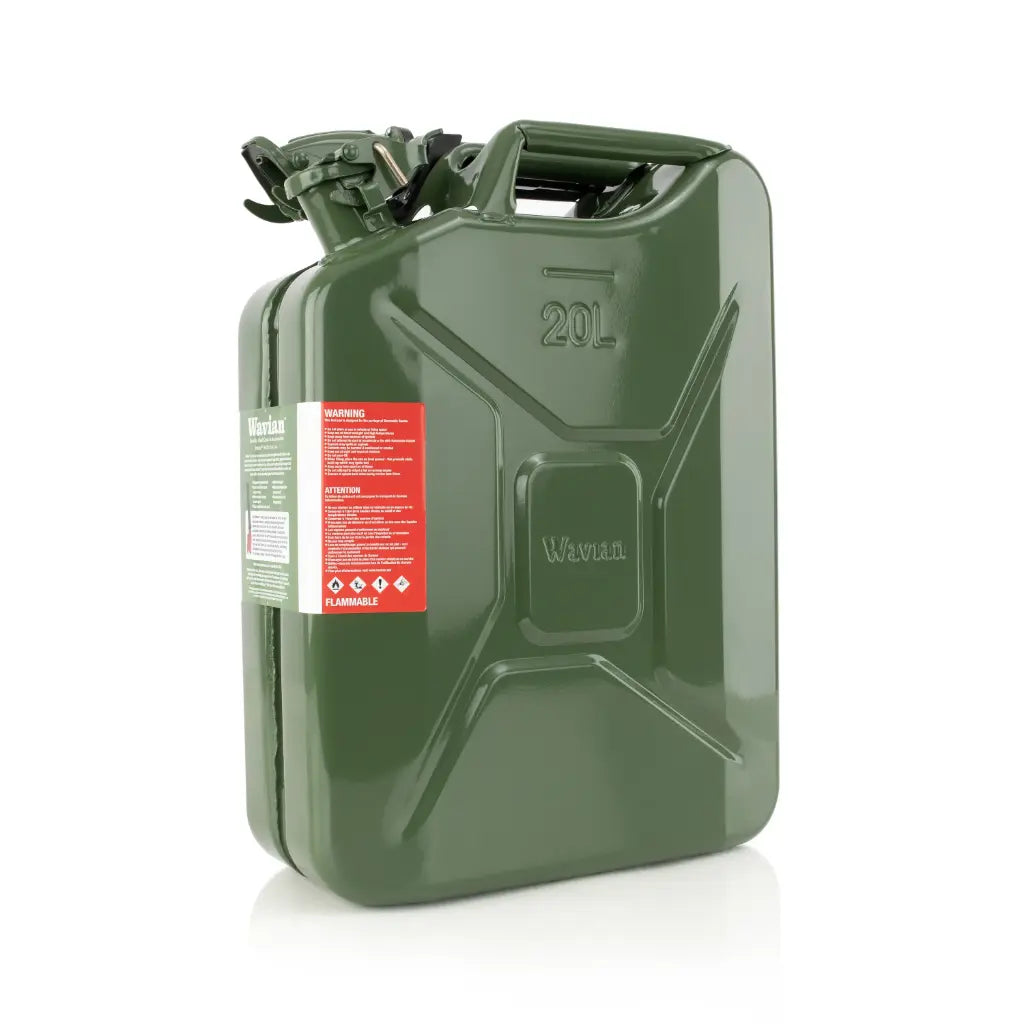 Wavian 20L olive drab NATO steel fuel jerry can
