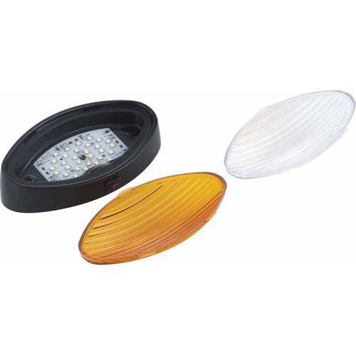 Mings Mark 9090131 BLACK LED OVAL LIGHT 170LUM ON/OFF