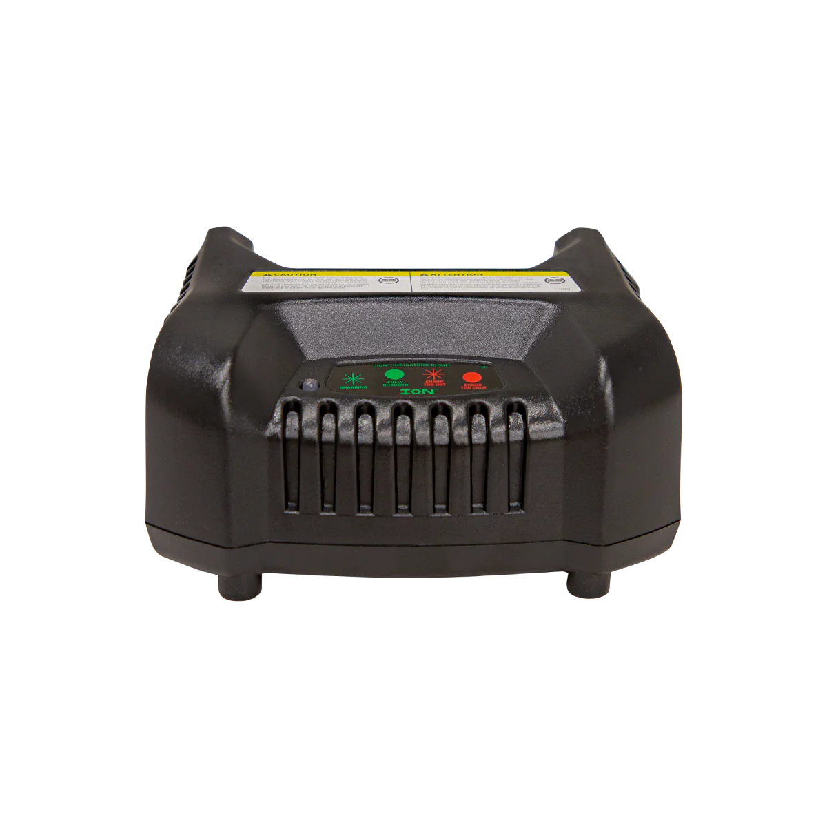 ION® Gen 3 Auger Charger compatible with Gen 1 and Gen 3 batteries.