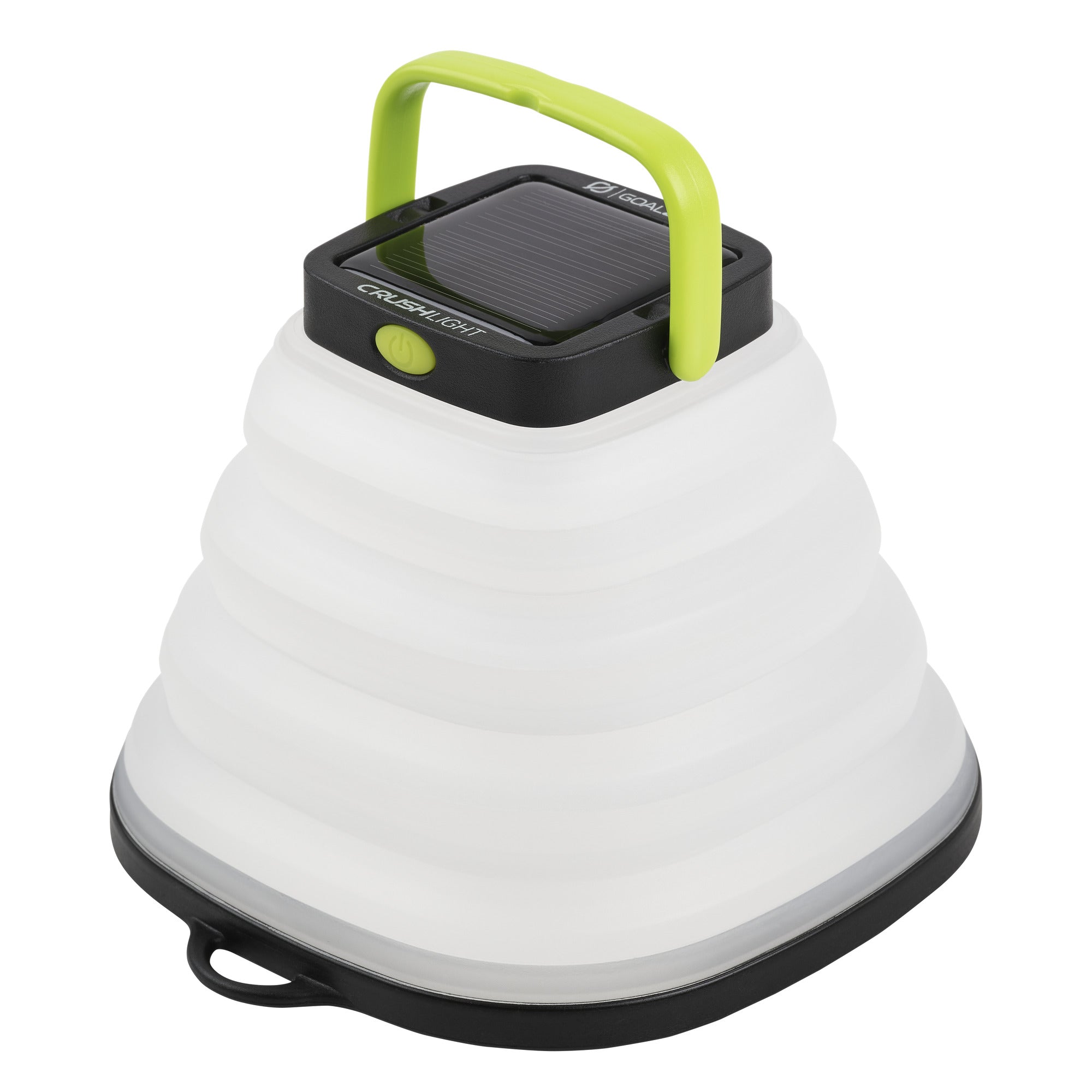 Collapsible solar-powered lantern with 60 lumens high output and candle flicker mode