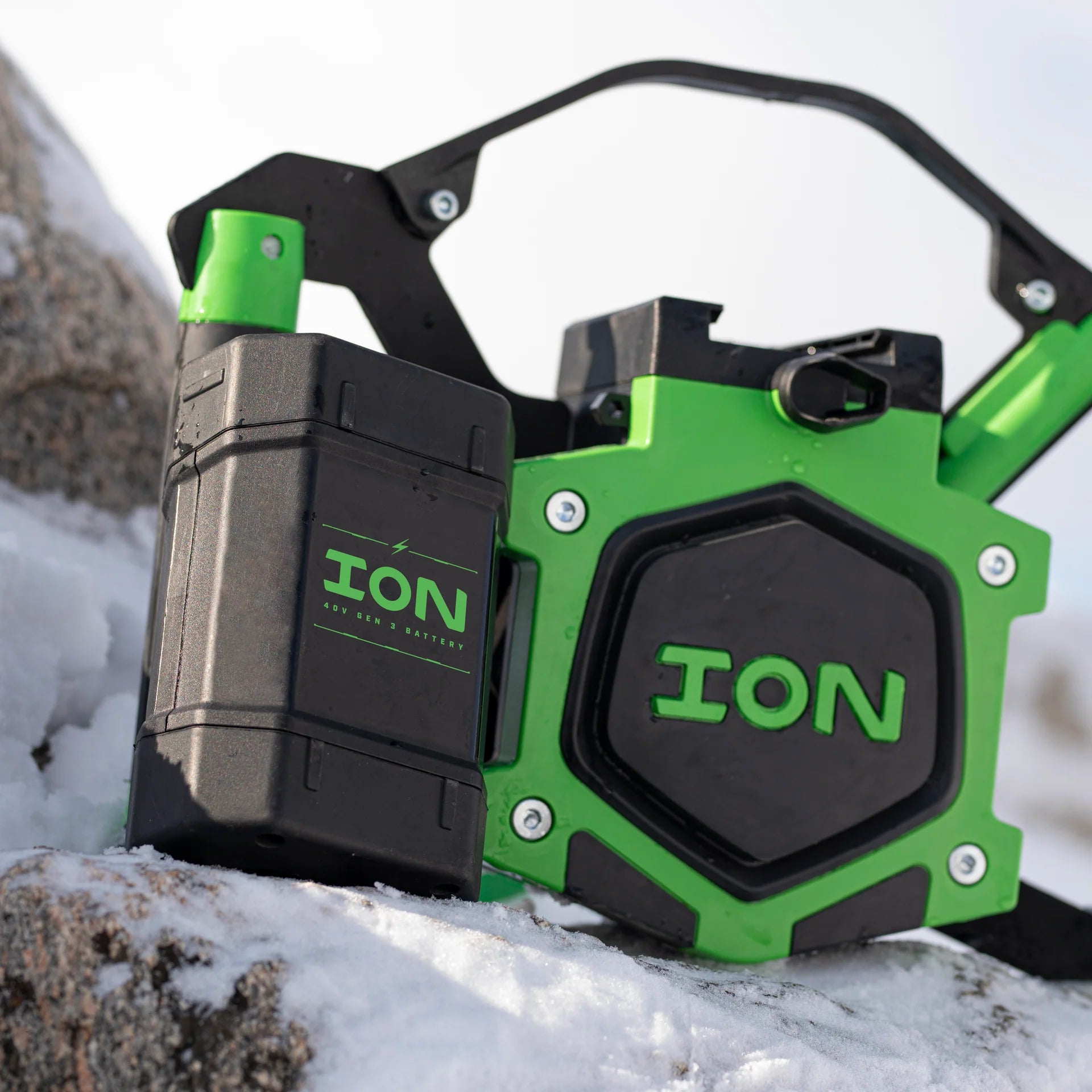 ION 4Ah Gen 3 battery compatible with Gen 1 and Gen 3 ION auger models.