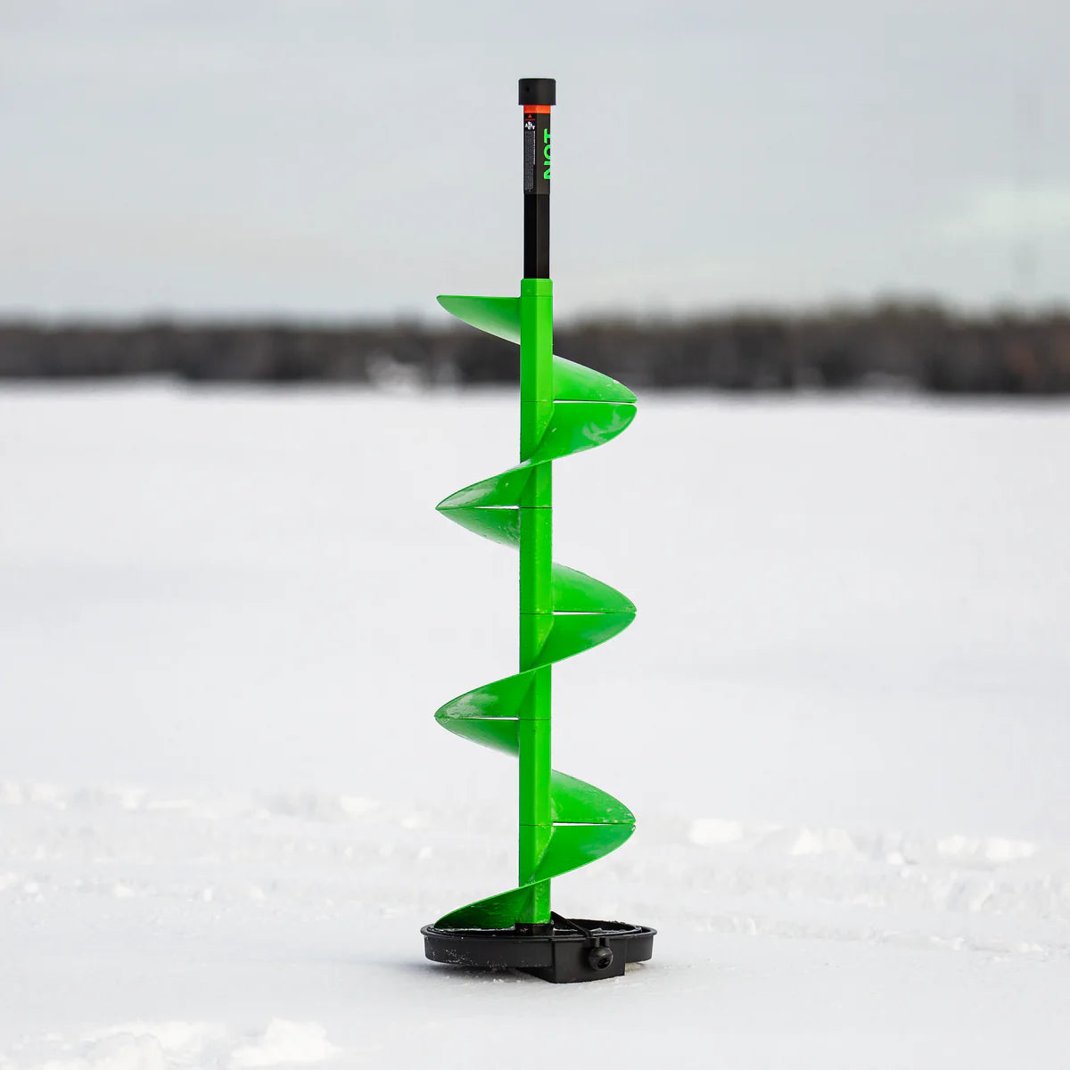 Front view of the third-generation ION® auger bit, designed for optimal performance with the Alpha powerhead