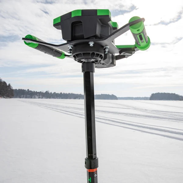 ION 12-inch auger extension with hex-shaped aluminum shaft