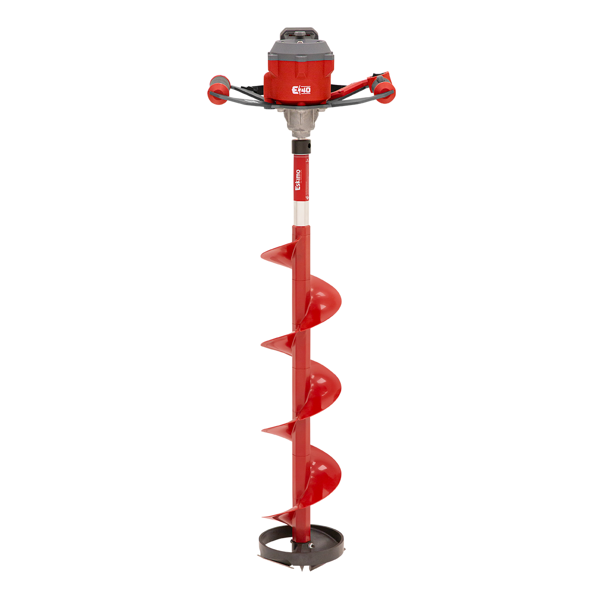 Eskimo E40 8-inch Composite Electric Ice Auger – ultra-light 40V auger for fast and easy ice drilling