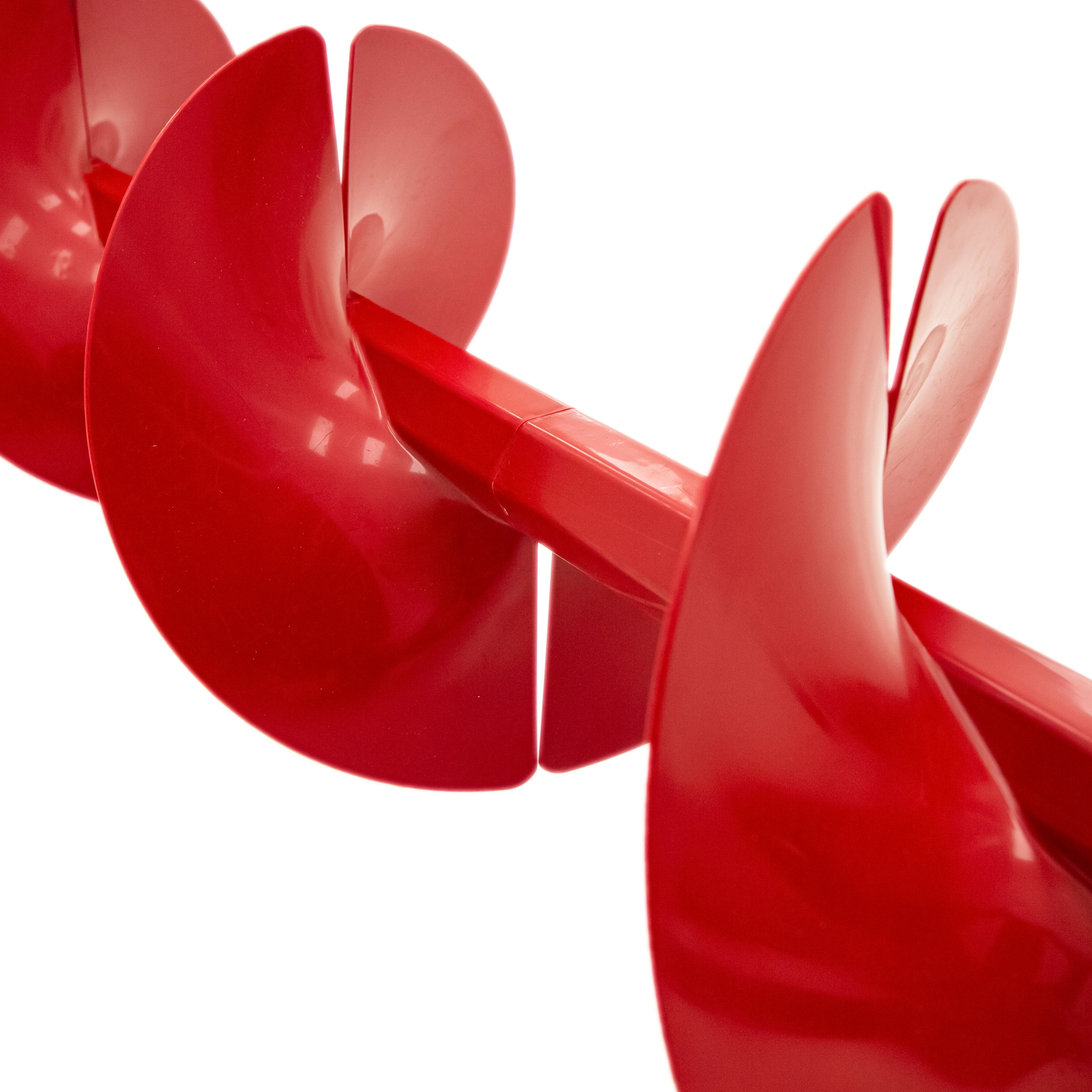 Reverse toggle switch on Eskimo E40 10-inch composite auger for flushing slush down drilled holes