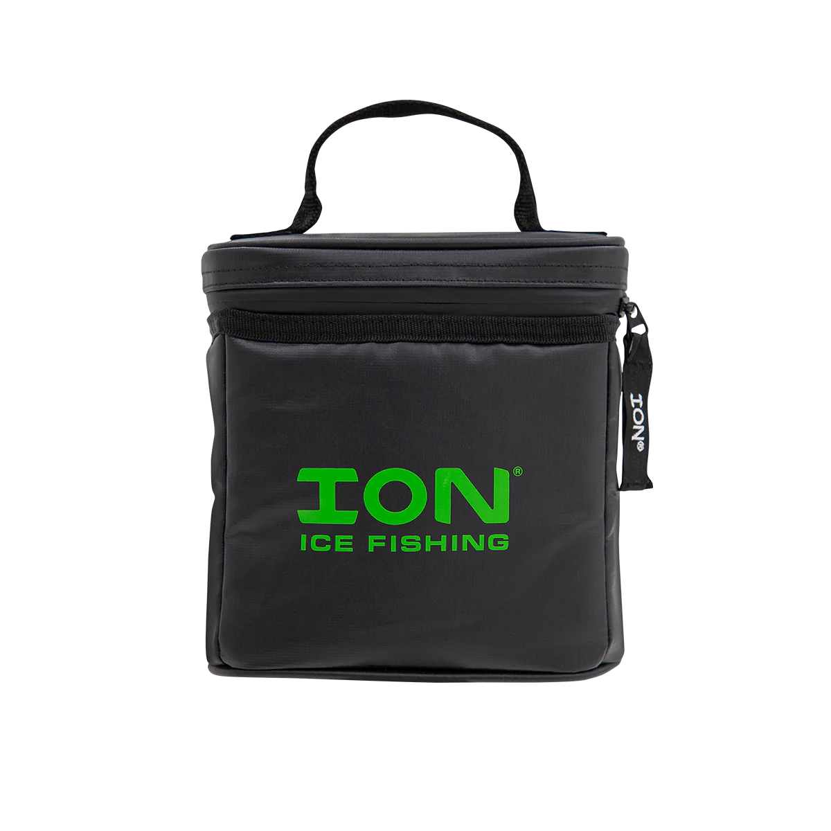 ION® battery storage bag with durable, water-resistant tarpaulin fabric.