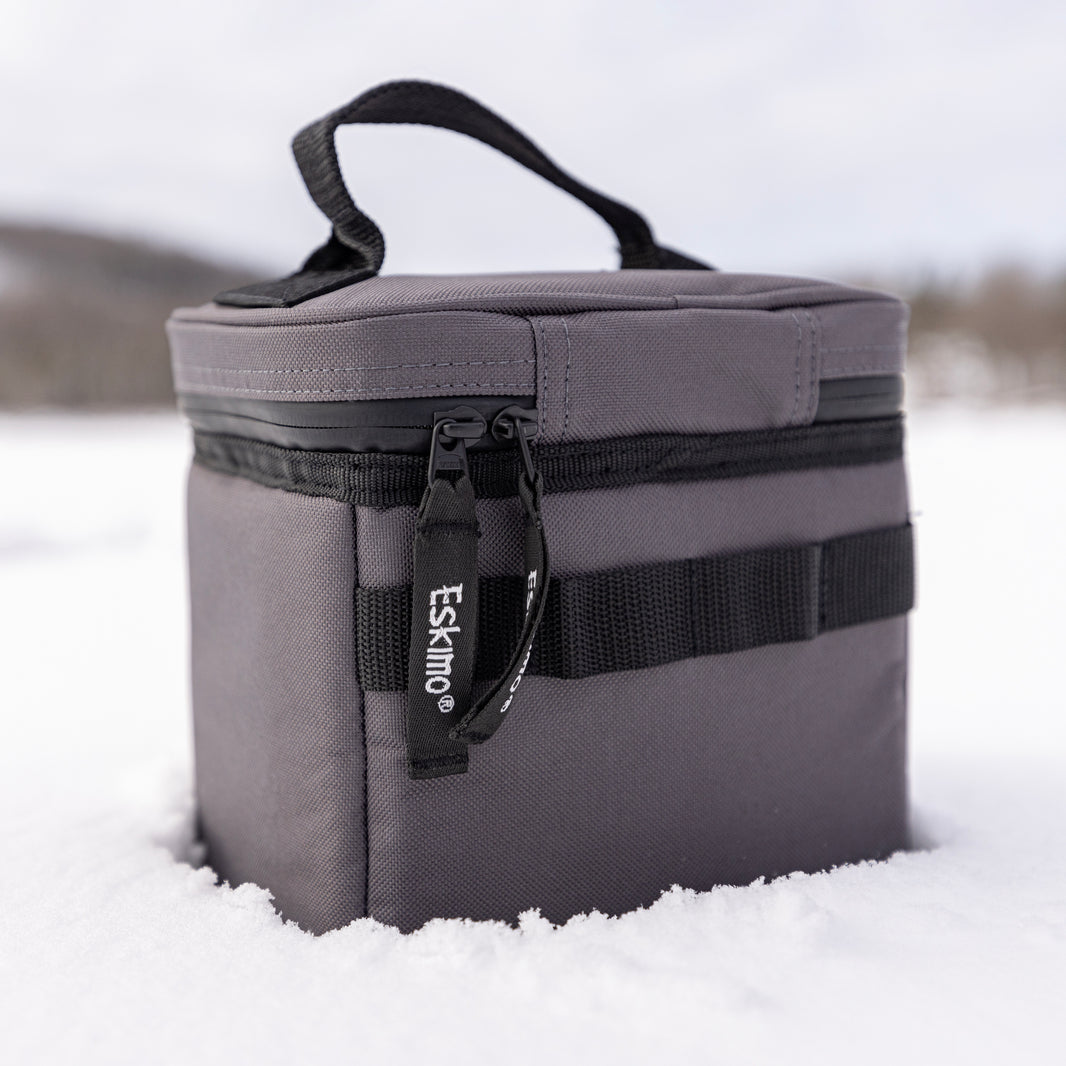 Protective Eskimo Battery Bag for Cold Weather Ice Fishing with Carry Handle