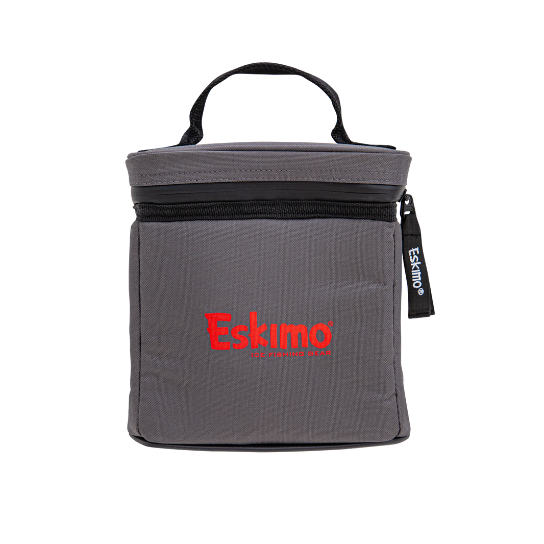 Eskimo 40V Auger Battery Storage and Transport Bag, Water-Resistant, Holds Two Batteries and Hand Warmers