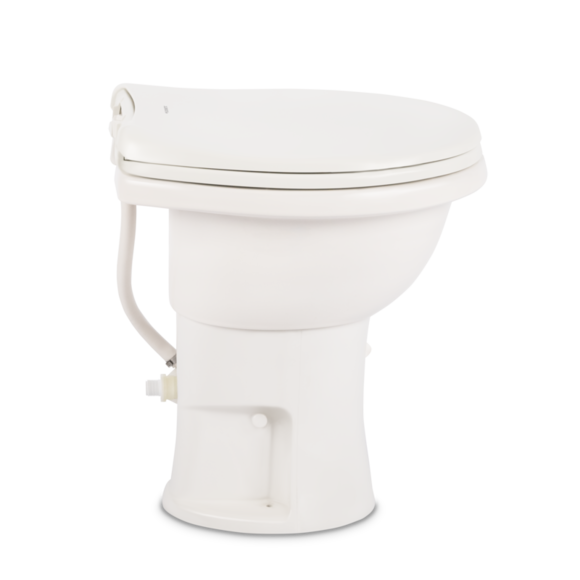 Dometic 410 toilet installed in RV or camper bathroom