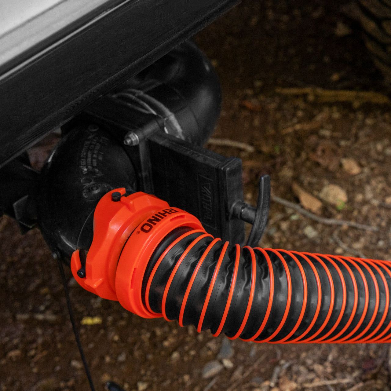 Camco RhinoEXTREME heavy-duty RV sewer hose extension with swivel fittings
