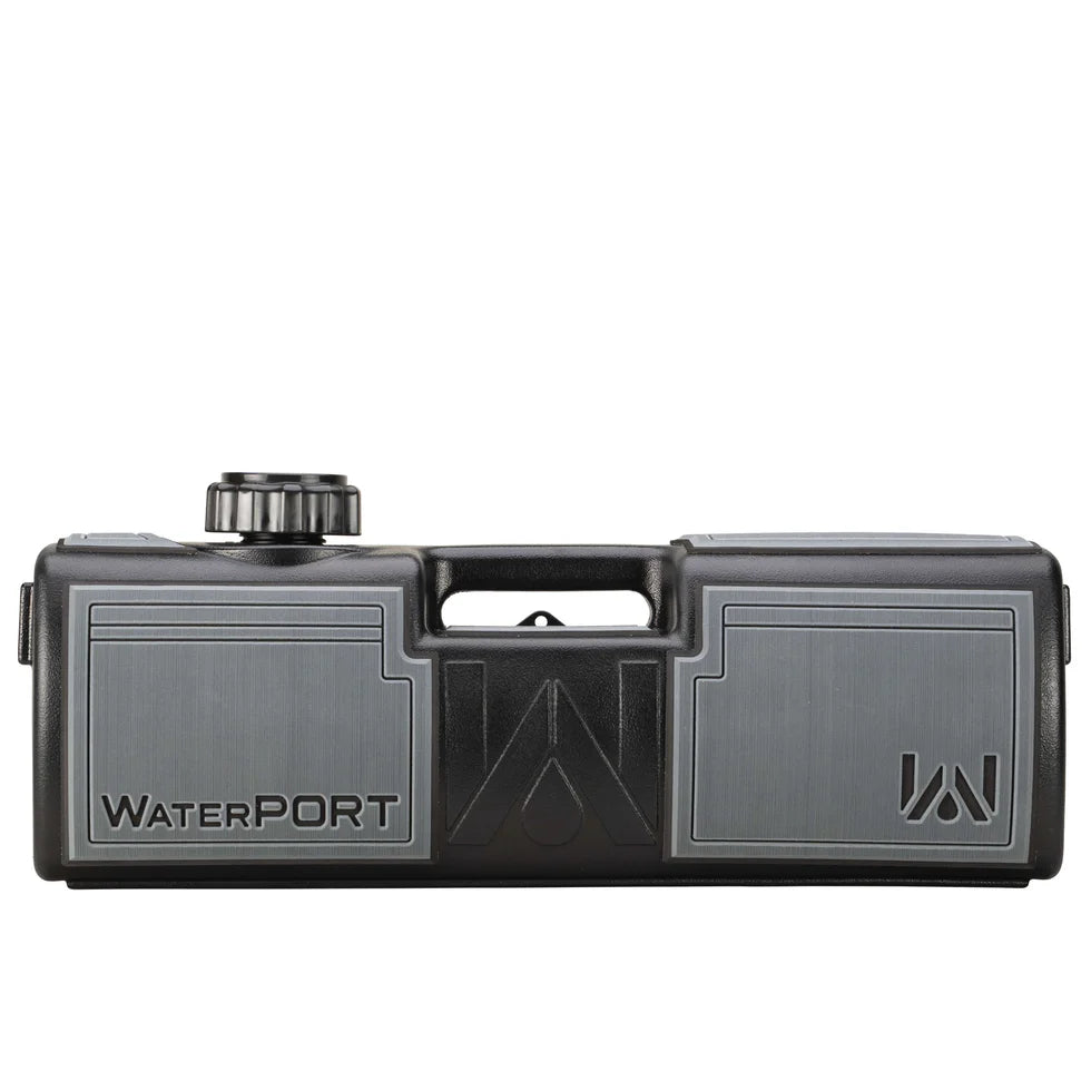 4 Gallon Day Tank wrapped in EVA Tank Wrap in Tan, shown mounted on an off-road vehicle