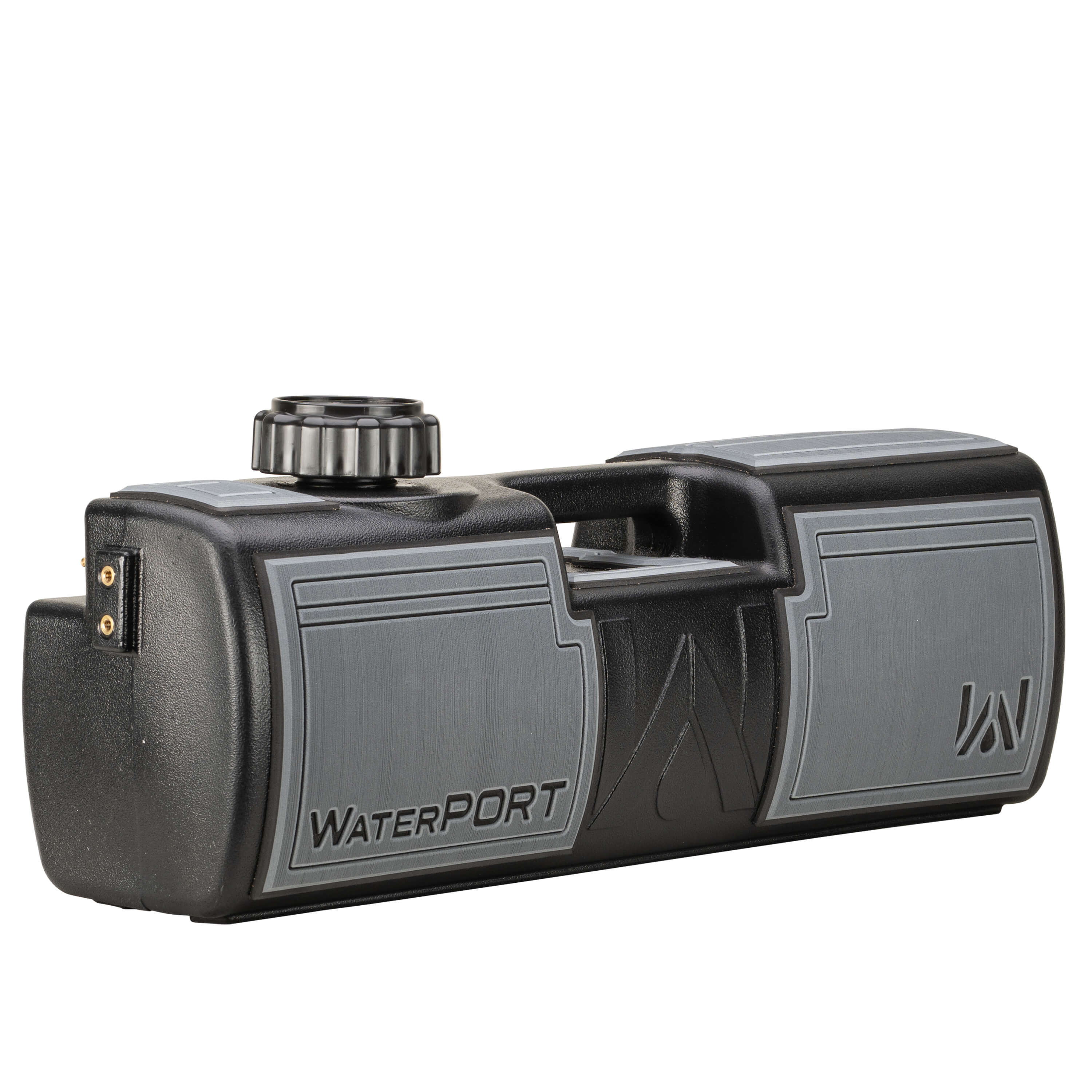 4 Gallon Day Tank EVA Wrap in Grey, fully applied and displayed outdoors