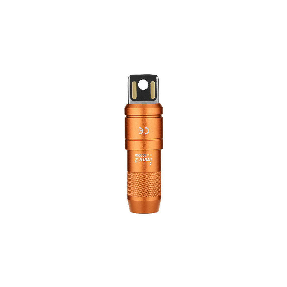Olight iMini 2 Orange rechargeable keychain flashlight