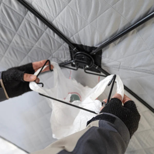 Eskimo E-Hub Waste Bag Holder with included standard mounting base