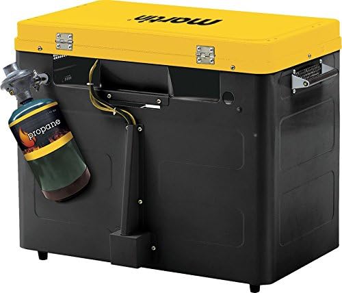 Temperature gauge on the Martin MOS-24 oven, capable of reaching up to 500°F (260°C).