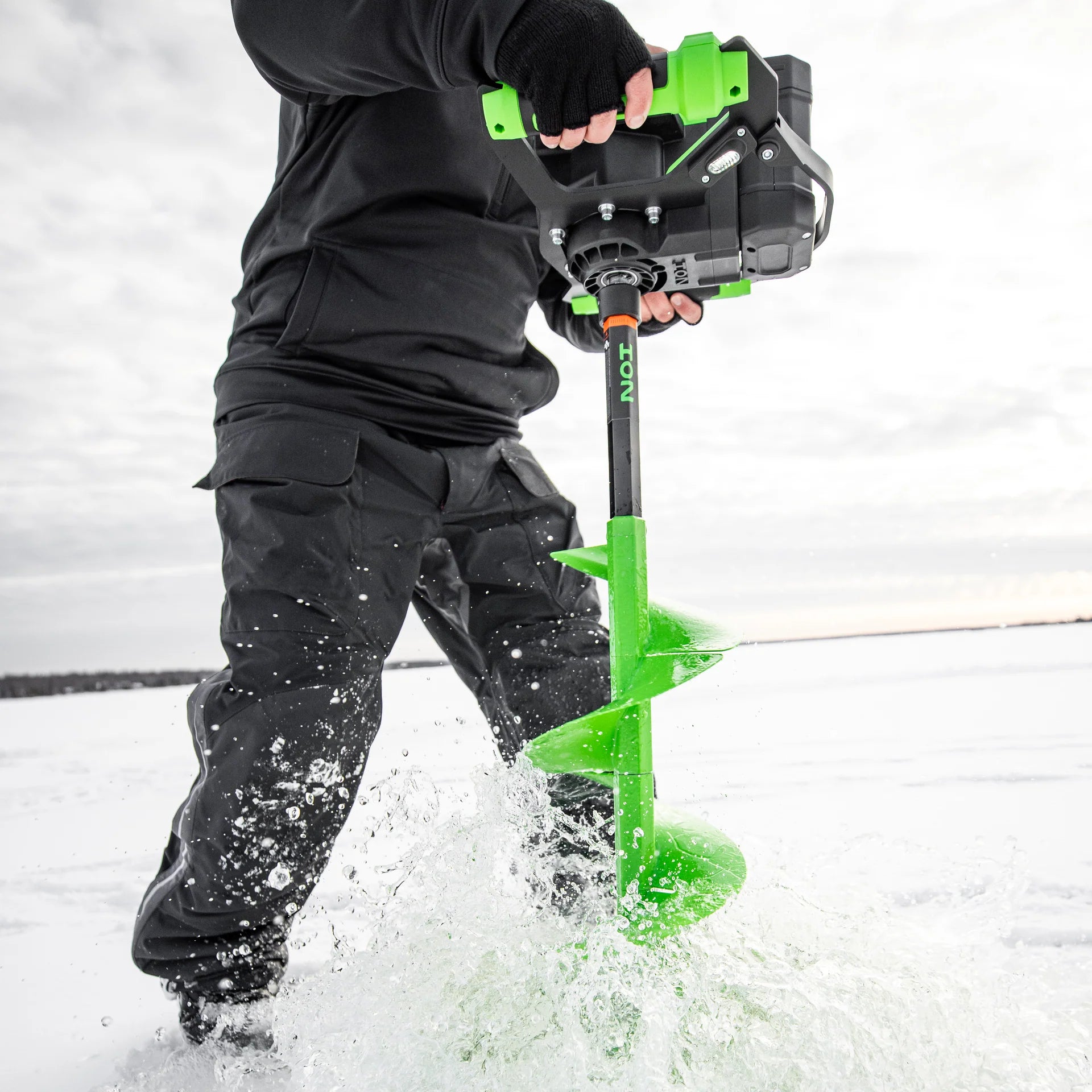 Ice Auger 8" ION® Alpha Plus Polymer (Two Batteries)