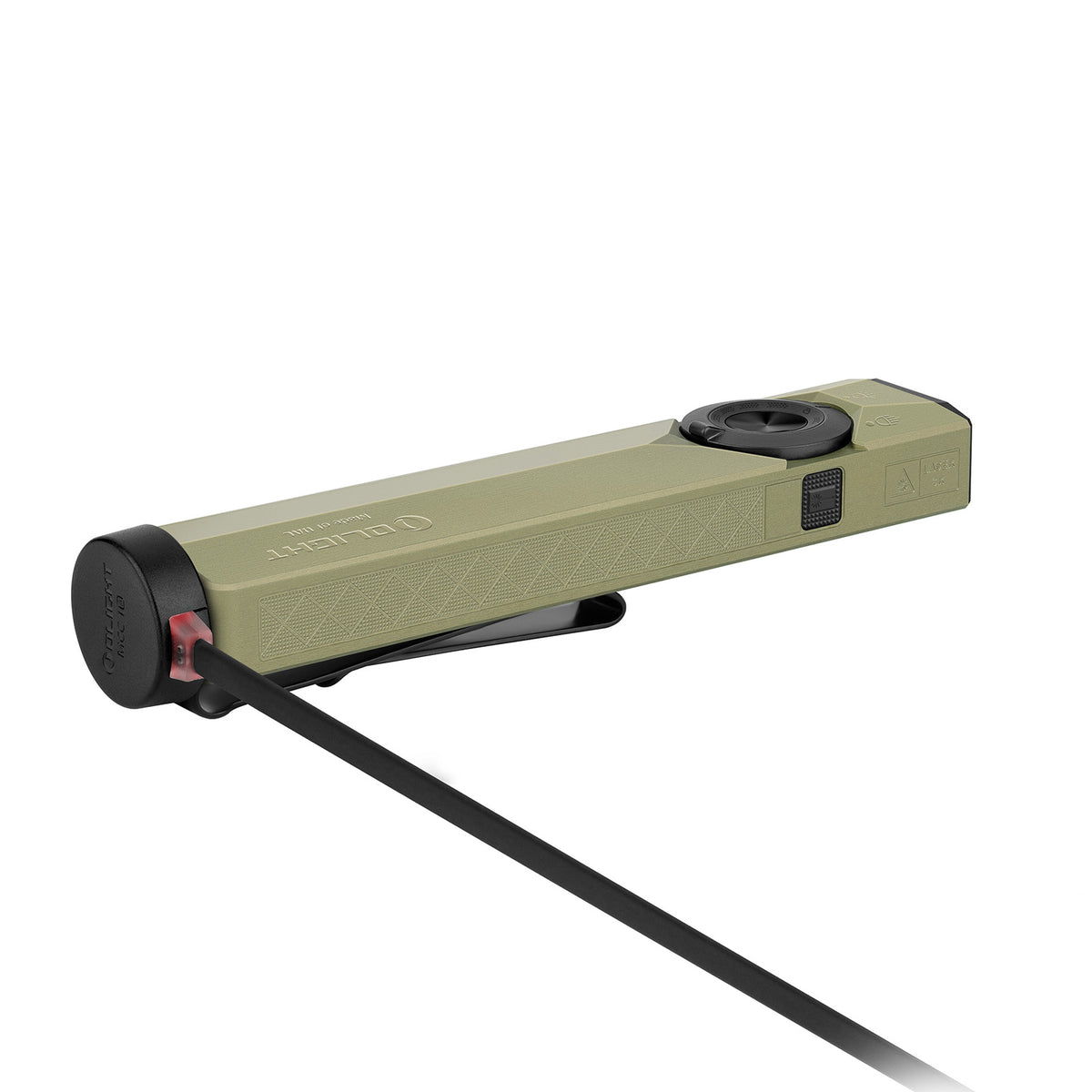 Olight ArkPro flashlight with magnetic charging capability