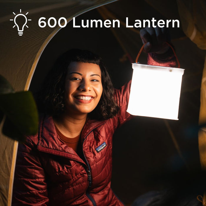 Emergency lantern and phone charger for power outages and camping