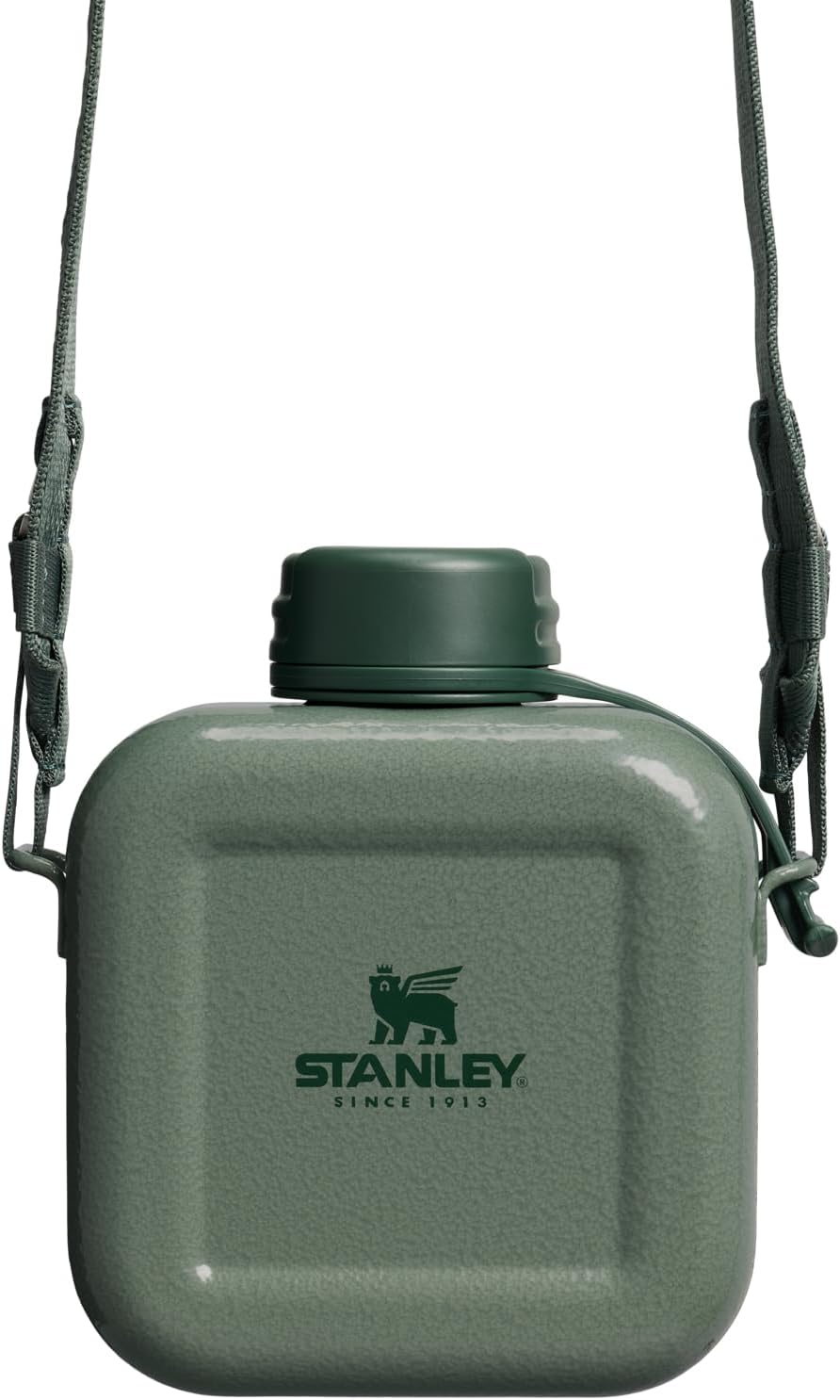Lightweight Next x Nature stainless steel water canteen with tethered lid