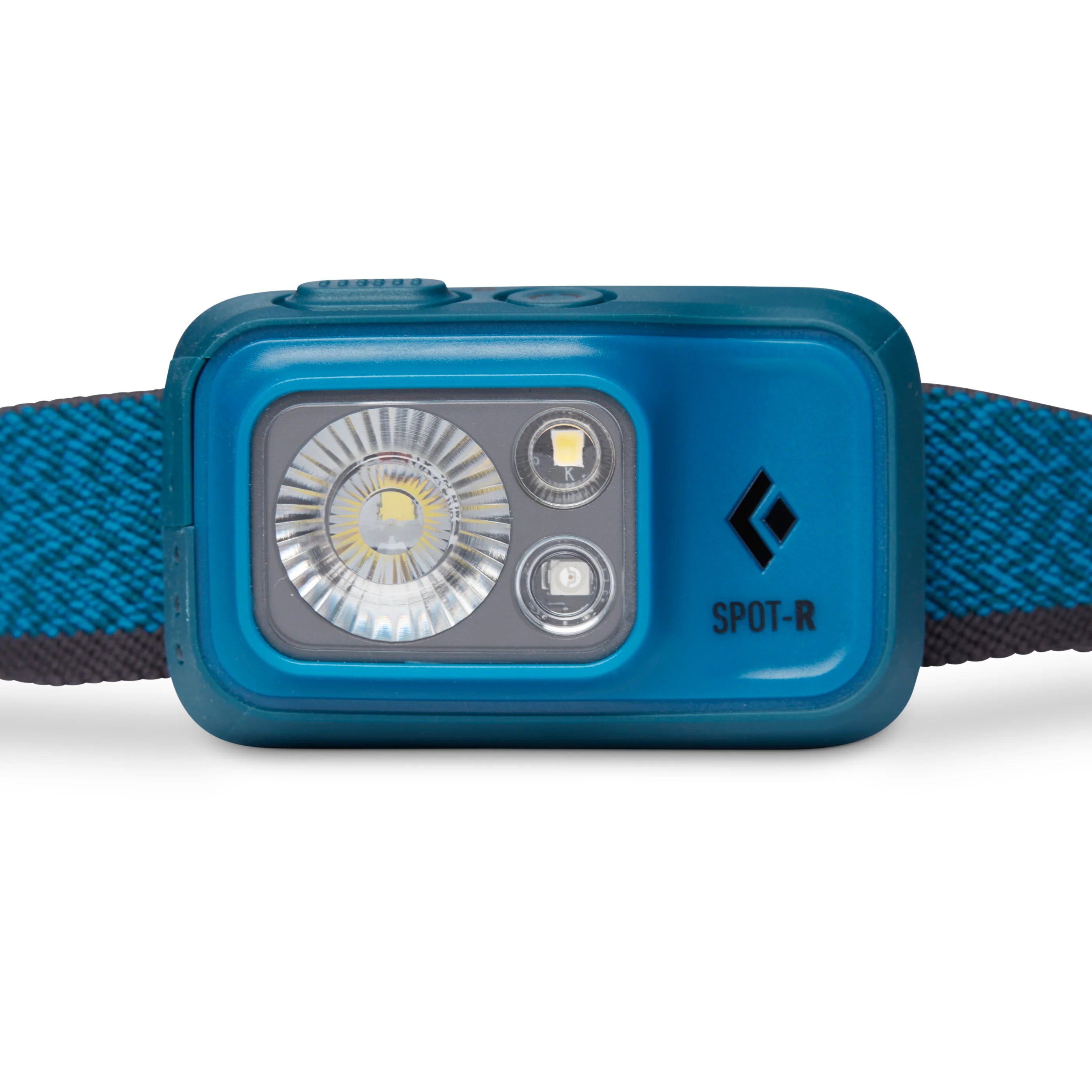USB-C rechargeable Black Diamond headlamp with brightness memory feature