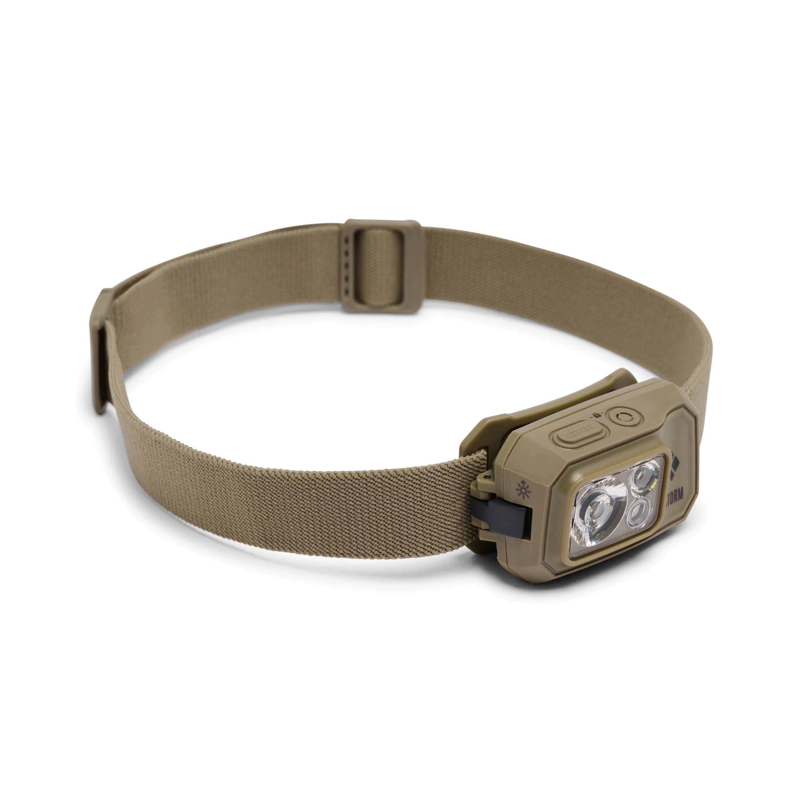 Storm 450 LED headlamp with dual-fuel battery compatibility for outdoor use