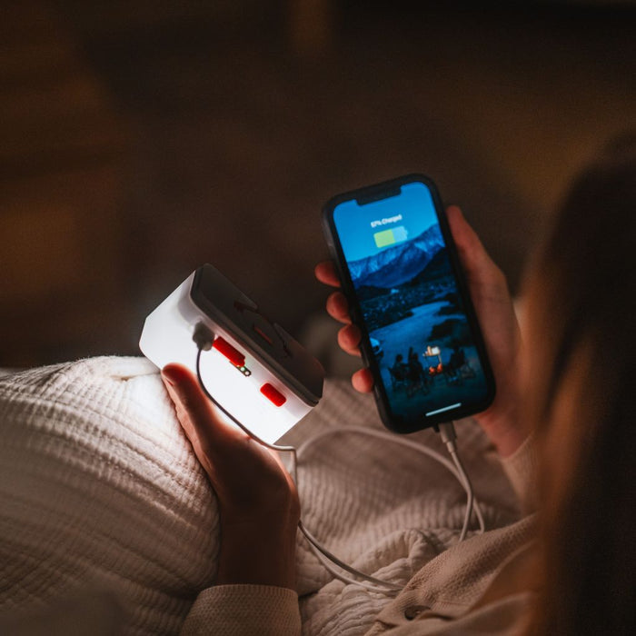 Three-piece modular lantern system for camping and home use