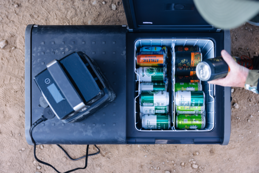 Heavy-Duty Cooler with Removable Baskets