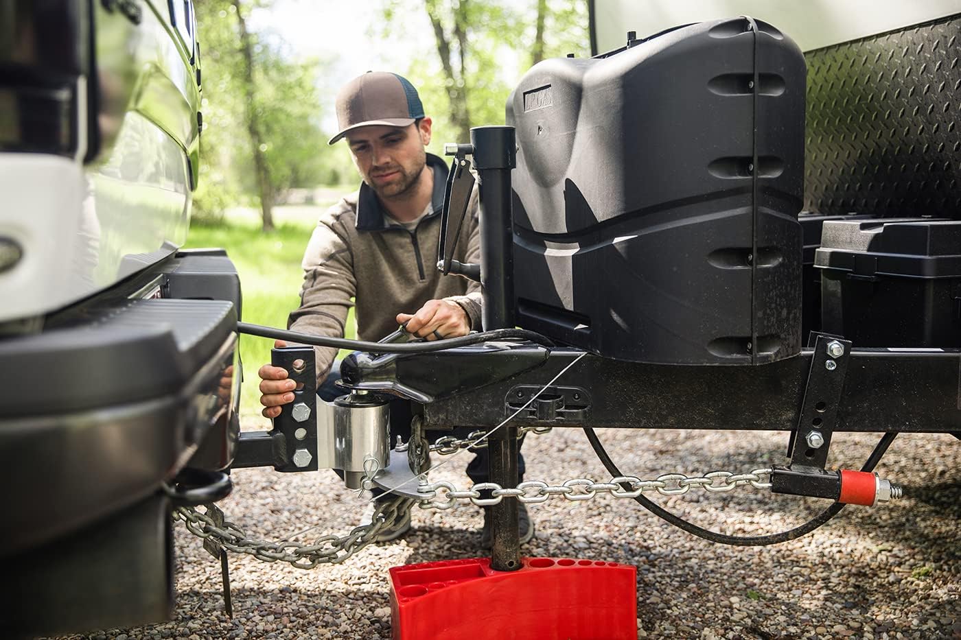 Andersen hitch compatibility chart for shank, drop, and ball size selection