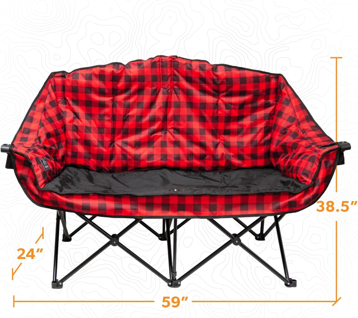 Dimensions of double chair