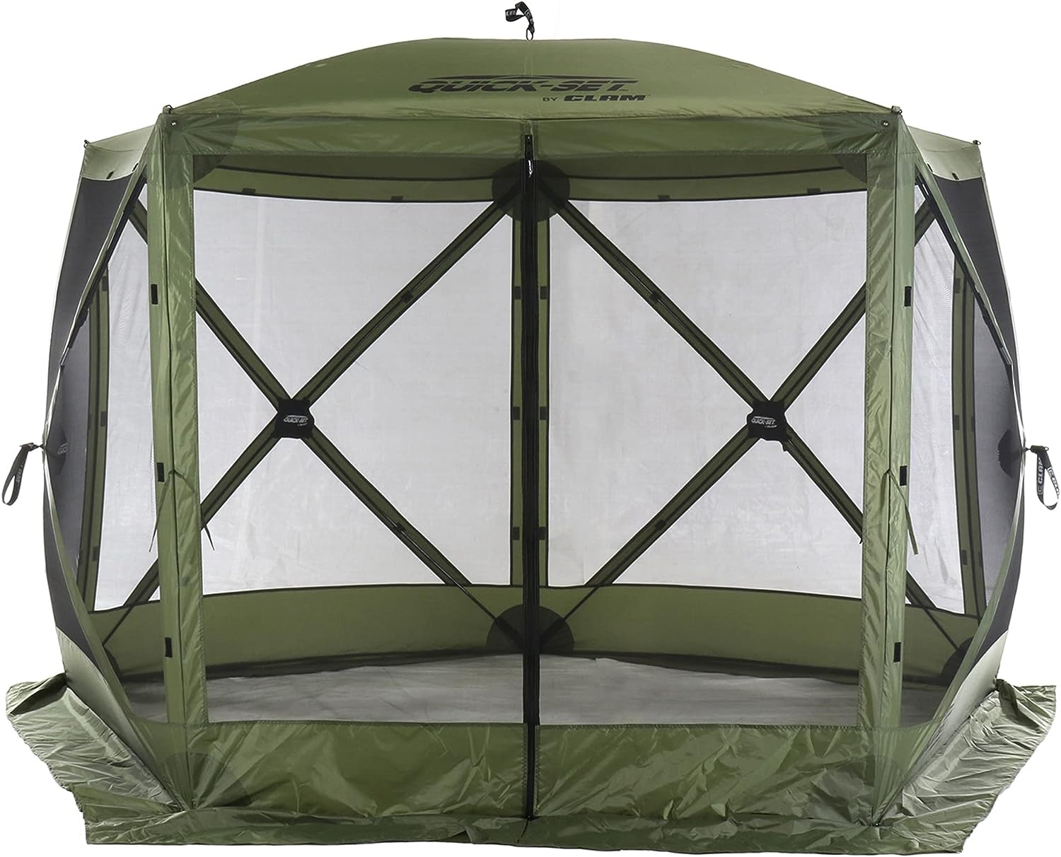 CLAM Quick-Set Venture 9 x 9 Foot Portable Pop-Up Outdoor Camping Gazebo Screen Tent