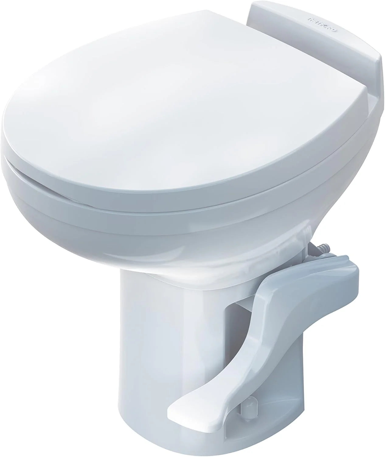 Thetford Aqua-Magic Residence RV toilet white high profile lightweight design