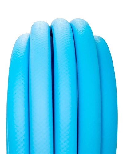 Lead-free, BPA-free Camco EvoFlex potable water hose made in the USA
