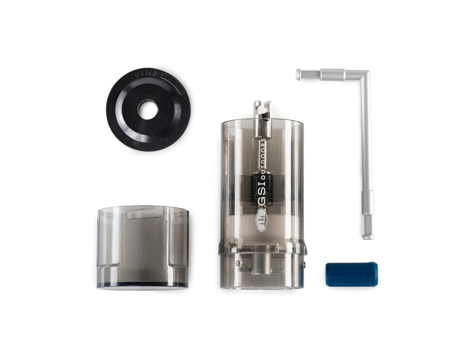 Adventure-ready coffee grinder with secure locking mechanism and durable build.