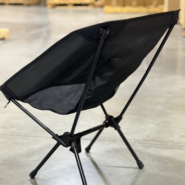 Compact packable camp chair for overlanding trips
