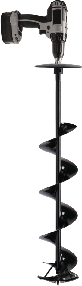 Electric drill bit on a white background