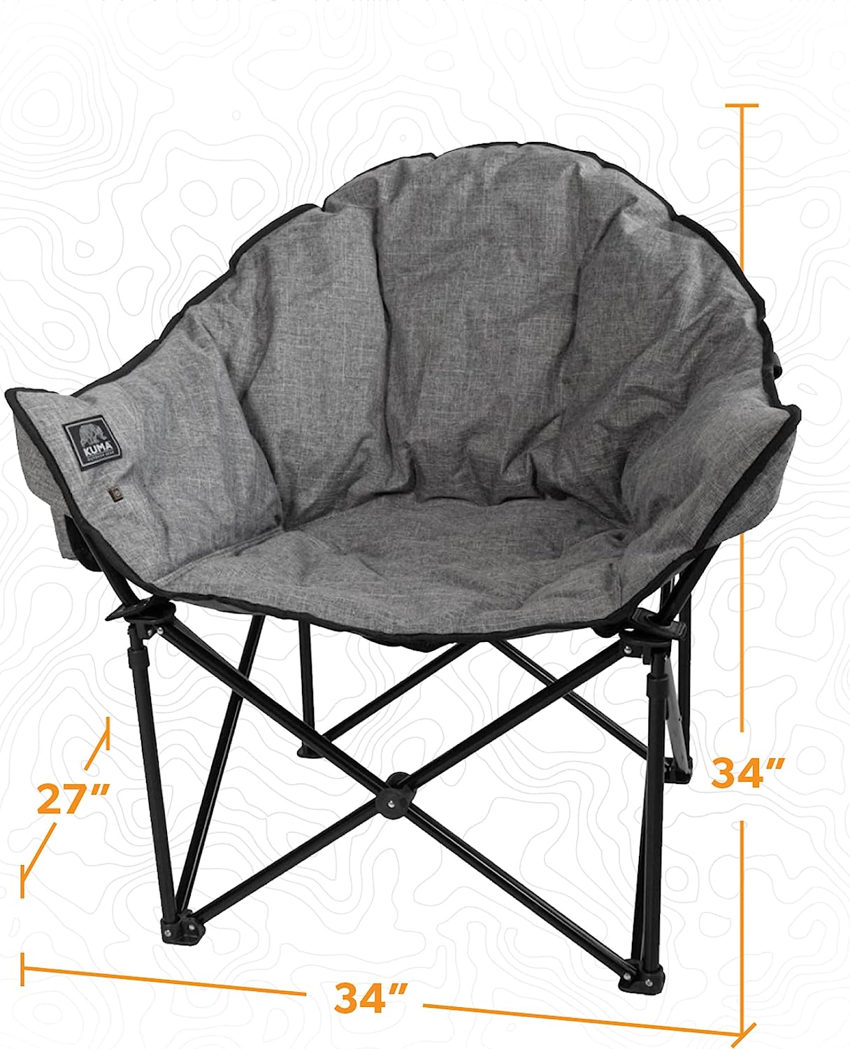 Kuma lazy bear dimensions