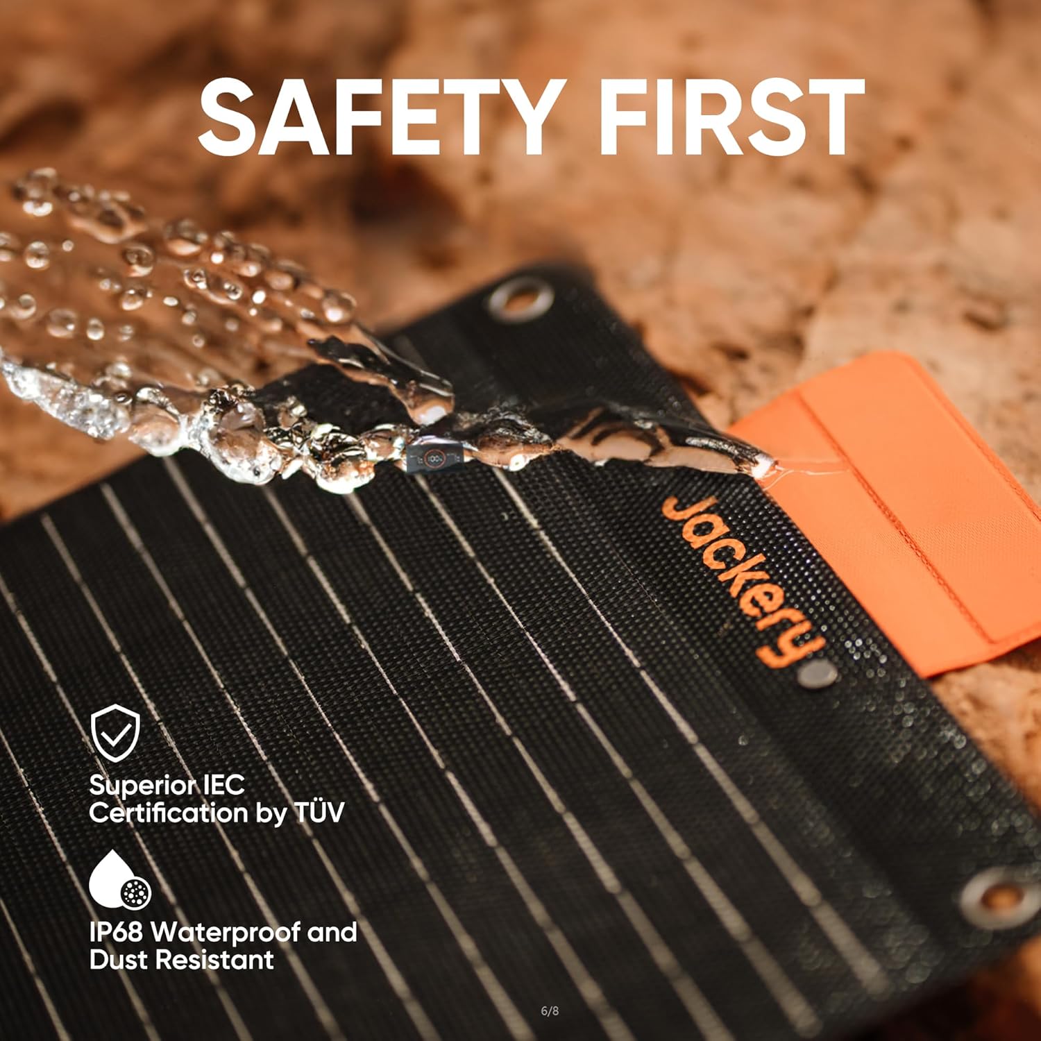 Solar-ready Jackery 300 Plus charging via AC, car adapter, USB-C, or 40W solar panel