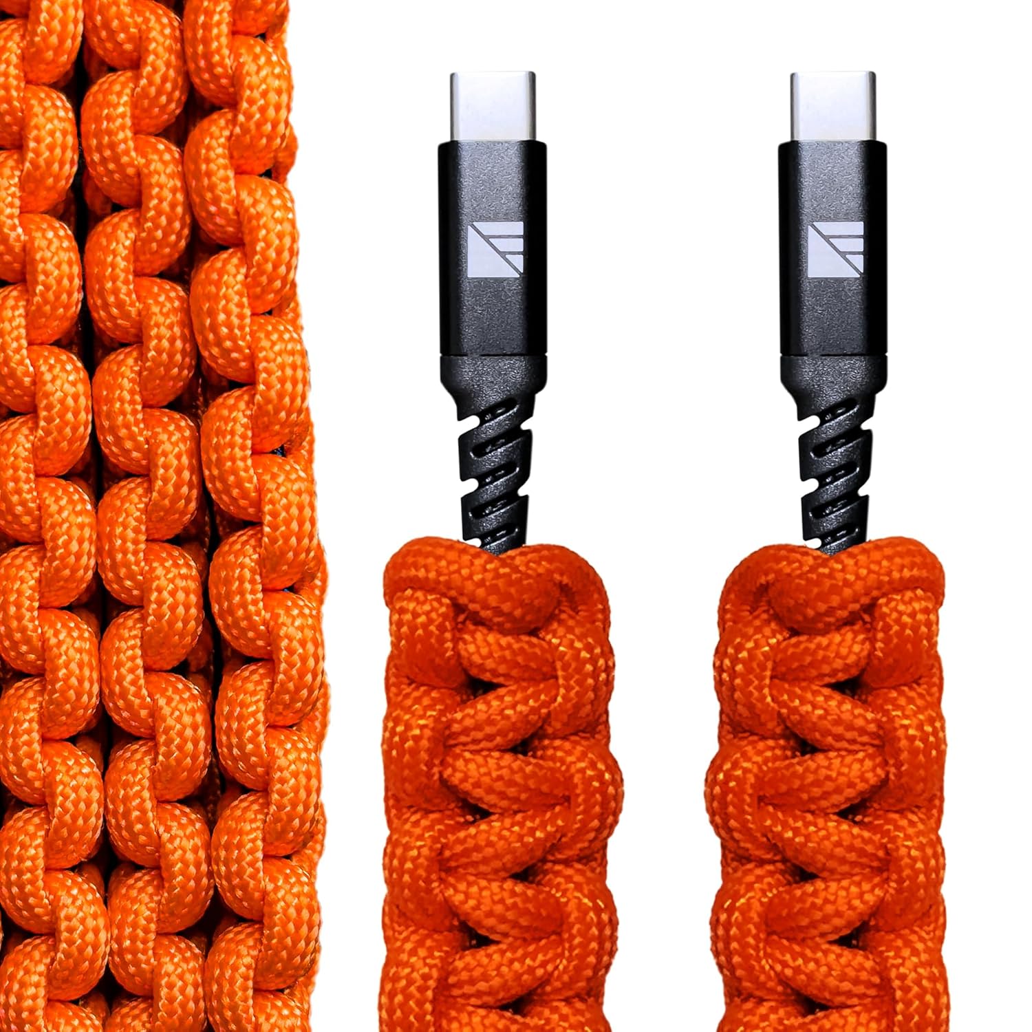 Lightning to USB-C Paracord Cable