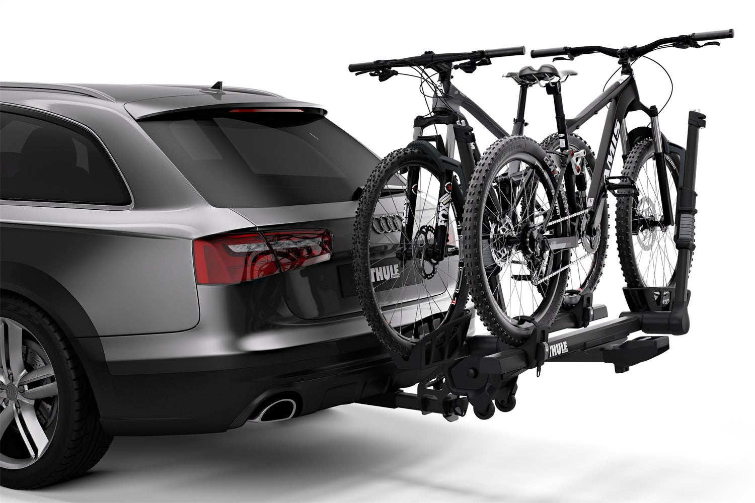Thule T2 Pro XTR Installation – Tool-free AutoAttach system for quick and easy rack installation and removal.