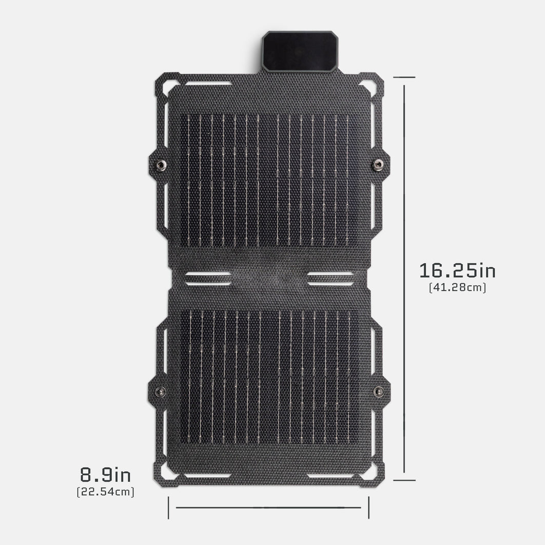 Black radiator with dimensions labeled on a white background