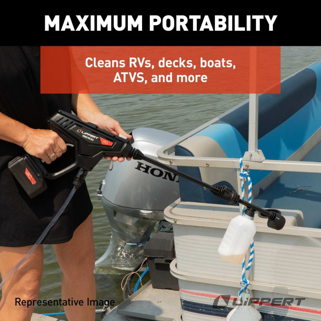 Flow Max ™ Battery Powered Pressure Washer