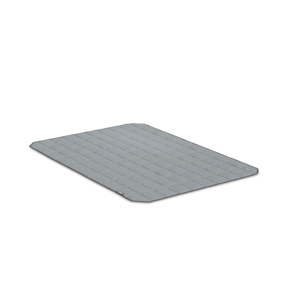 One-person Dometic blanket spread out, highlighting its 78.74 x 55.12-inch dimensions