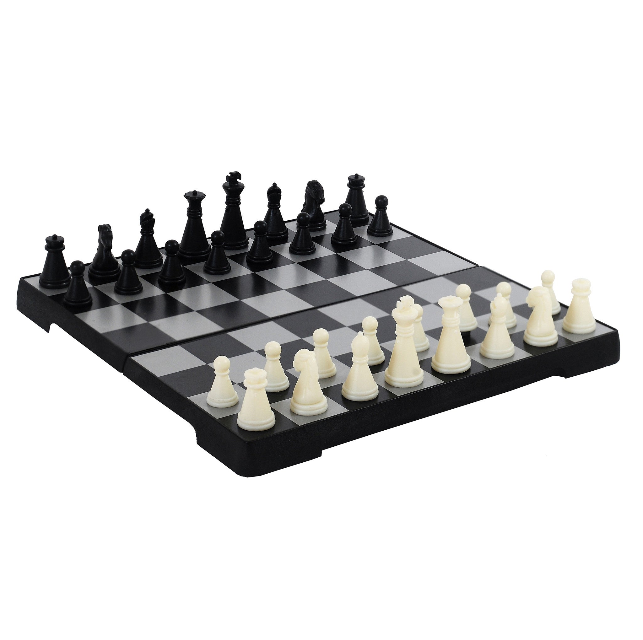 Compact Backpack Chess set with magnetic game pieces