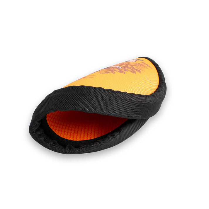 GSI Outdoors Mini Neo Flyer lightweight portable flying disc with colorful outdoor design.