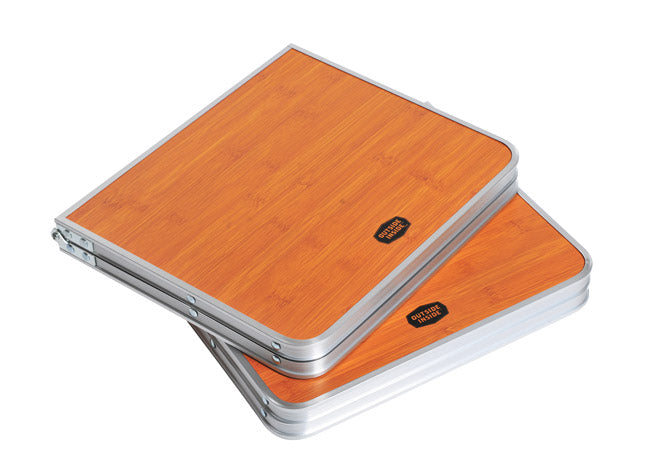 Dual-purpose cornhole set and camp table for outdoor adventures